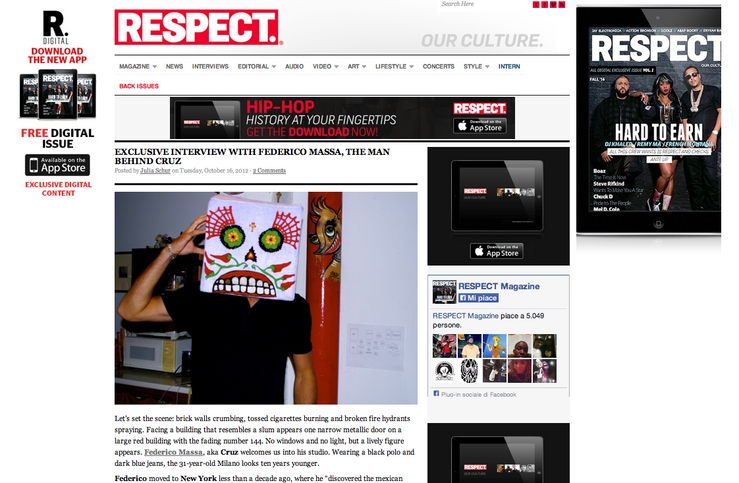  Respect Magazine - THE MAN BHIND CRUZ